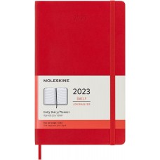Щоденник Moleskine 2023 середній / Червоний М’який
