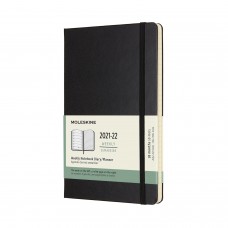 Щотижневик Moleskine 2021-2022 середній / Чорний (DHB18WN3Y22)