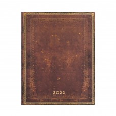 Щоденник Paperblanks 2022 Стара Шкіра – Коричневий / великий м’який
