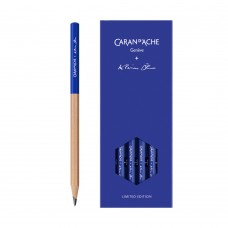 Набір Caran d'Ache Klein Blue® HB Картонний бокс, 4 графітових олівці (7630002344609)