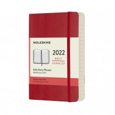 Щоденник Moleskine 2022 кишеньковий / Червоний М’який (DSF212DC2Y22)