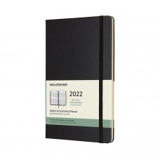 Щотижневик Moleskine Вертикальний 2022 середній / Чорний (DHB12WV3Y22)