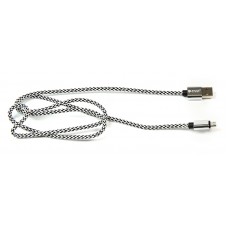 Кабель PowerPlant USB 2.0 AM/Micro B 1m, Gray (CA910212)