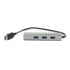 Перехідник PowerPlant 3 USB 3.0 + Gigabit Ethernet (CA910564)