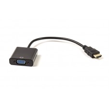 Адаптер PowerPlant HDMI - VGA, 0.15м, Black (CA910885)