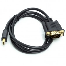 Відео кабель PowerPlant mini DisplayPort - VGA, 1м (CA911998)