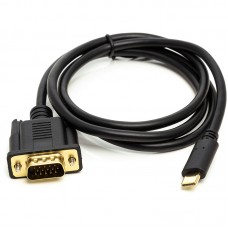 Кабель PowerPlant USB Type-C 3.1 (M) - VGA (M), 1m (CA912117)