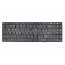Клавиатура для ноутбука IBM/LENOVO IdeaPad 100-15IBD черный, черный фрейм (KB310623)
