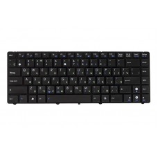 Клавиатура для ноутбука ASUS A42, K42, N82 черный, черный фрейм (KB310807)