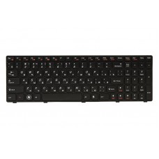 Клавиатура для ноутбука IBM/LENOVO G570, G575 черный, черный фрейм (KB311774)
