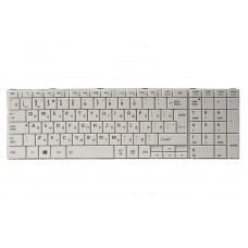 Клавиатура для ноутбука TOSHIBA Satellite C850, C870 белый, белый фрейм (KB311781)