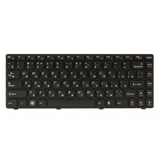 Клавиатура для ноутбука IBM/LENOVO IdeaPad G470 черный, черный фрейм (KB311897)