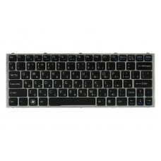Клавиатура для ноутбука SONY YB YA черный, серый фрейм (KB311934)
