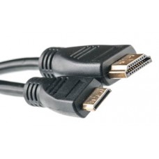 Відео кабель PowerPlant HDMI - mini HDMI, 0.5м (KD00AS1192)