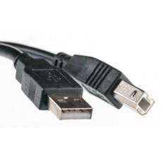 Кабель PowerPlant USB 2.0 AM – BM, 3м, One ferrite (KD00AS1221)