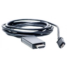 Відео кабель PowerPlant HDMI - micro USB, 1.8м, (MHL) (KD00AS1239)
