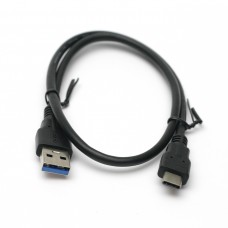 Кабель PowerPlant USB 3.0 AM – Type-C 0,5m (KD00AS1253)