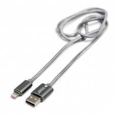 Кабель PowerPlant Quick Charge USB 2.0 AM – Lightning, 1м (KD00AS1288)