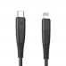 Кабель RAVPower USB Type-C to Lightning 1m, Black (RP-CB020)