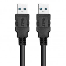 Кабель PowerPlant USB 3.0 AM – AM, 1.5m, Black (CA911820)