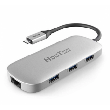 Мультиадаптер HooToo USB C Hub 6-in-1 Adapter with Ethernet Port (83-07000-017)