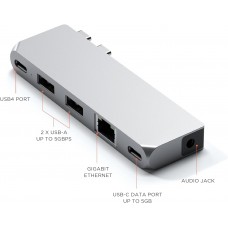 USB-хаб Satechi Aluminum USB-C Pro Hub Mini Adapter Silver (ST-UCPHMIS)