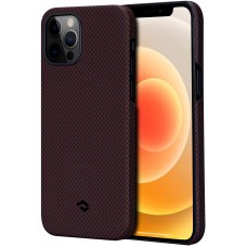 Чохол Pitaka MagEZ Case Plain Black/Red for iPhone 12 Pro (KI1204P)