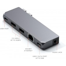 USB-хаб Satechi Aluminum USB-C Pro Hub Mini Adapter Space Gray (ST-UCPHMIM)