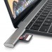 Адаптер Satechi Aluminum Type-C USB 3.0 and Micro / SD Card Reader Space Gray (ST-TCCRAM)