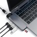 USB-хаб Satechi Aluminum Type-C Pro Hub Adapter with Ethernet Space Gray (ST-TCPHEM)