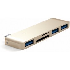 USB-хаб Satechi Type-C USB 3.0 3-in-1 Combo Hub Gold (ST-TCUHG)