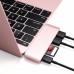 USB-хаб Satechi Type-C USB 3.0 Passthrough Hub Rose Gold (ST-TCUPR)