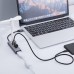 Перехідник Baseus Enjoy Type-C to (4 USB3.0 + HDMI), Gray (CAHUB-N0G)