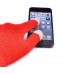 Рукавички для сенсорних екранів Touch iGlove - Red