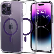Чохол Spigen для iPhone 14 Pro Max - Ultra Hybrid MagSafe, Deep Purple (ACS05581)