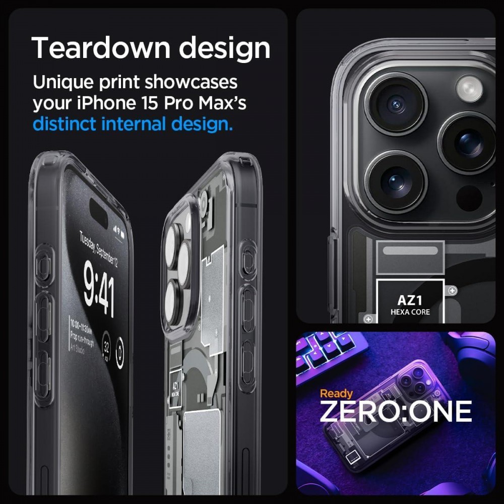 Чохол Spigen для iPhone 15 Pro Max - Ultra Hybrid Zero One MagFit