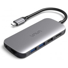 Мультипортовий адаптер VAVA USB C Hub 9-in-1 Adapter with HDMI 4K, PD Power Delivery (VA-UC006)