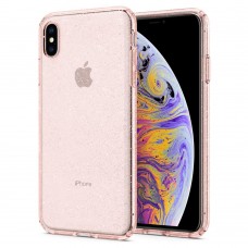 Чохол Spigen для iPhone XS Max Liquid Crystal Glitter Rose Quartz (065CS25124)