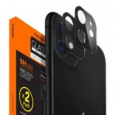 Захисне скло на камеру Spigen Full Cover Camera Lens на iPhone 11 (2шт), Black (AGL00506)