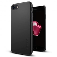Чехол Spigen для iPhone 8 / 7 Thin Fit, Mat Black (042CS20427)