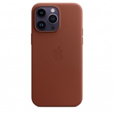 Чохол Apple iPhone 14 Pro Max Leather Case with MagSafe - Umber (MPPQ3)