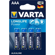 Батарейка VARTA LONGLIFE Power AAA BLI 4 ALKALINE