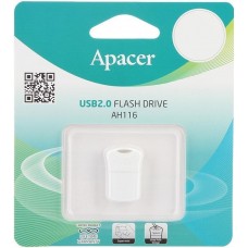 Накопитель Apacer 16GB USB 2.0 AH116 White