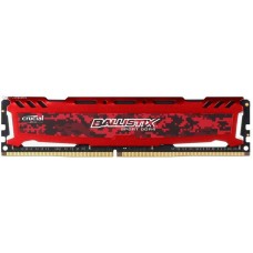 Память Micron Crucial DDR4 2666 4GB Ballistix Sport, Red, радиатор, Retail