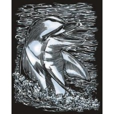 Набор для творчества Sequin Art ARTFOIL SILVER Dolphin SA0608