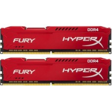 Память Kingston HyperX Fury DDR4 8GBX2 KIT 2933 CL17, Red