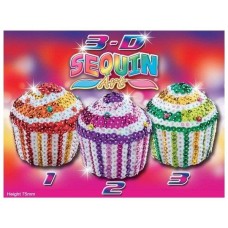 Набор для творчества Sequin Art 3D TRIO Cupcakes SA1309