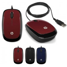 Мышь HP X1200 USB Flyer Red