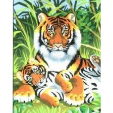 Набір для творчості Sequin Art PAINTING BY NUMBERS JUNIOR Tigers SA0029