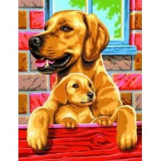 Набір для творчості Sequin Art PAINTING BY NUMBERS JUNIOR-PAIRS Dogs SA0214